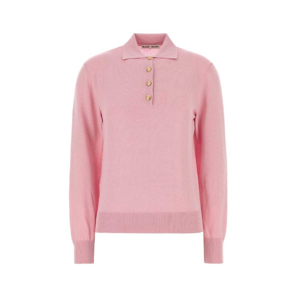 Blaze Women Pink Silk Blend Polo Shirt